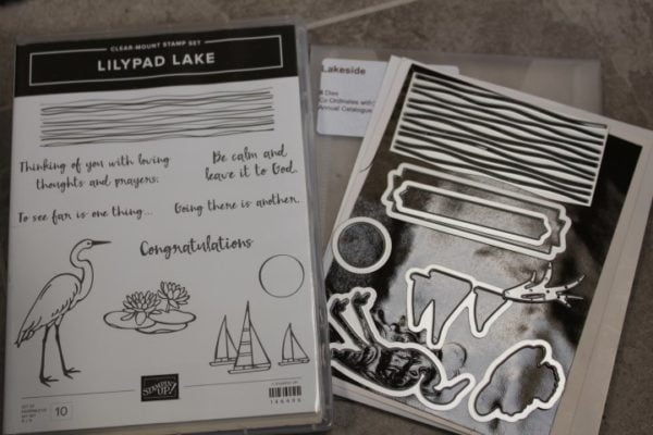 Lilypad LAke stamps and Lakeside dies