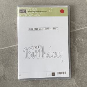 Birthday Wishes for You stamp set
