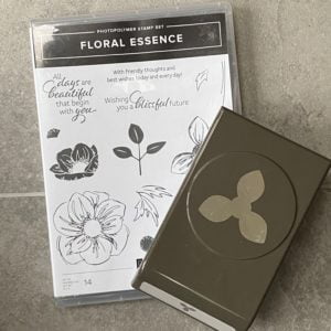 Floral Esscence stamp and punch
