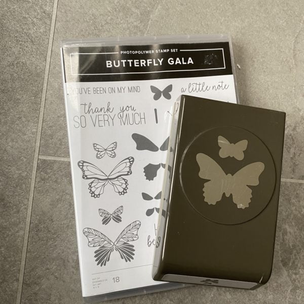 Butterfly Gala stamp and punch set