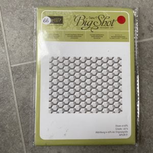 Hexagon embossing folder