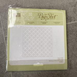 Stampin Up Retired BASKET WEAVE Dynamic EMBOSSING FOLDER Excellent Condition! 