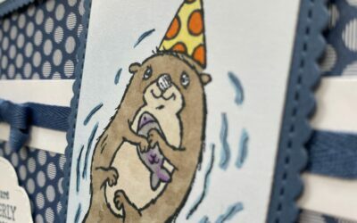 Awesome Otters Birthday card