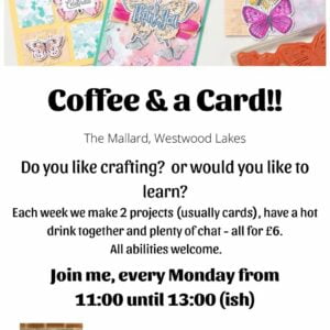 Weekly Coffee and Card event in Boston UK