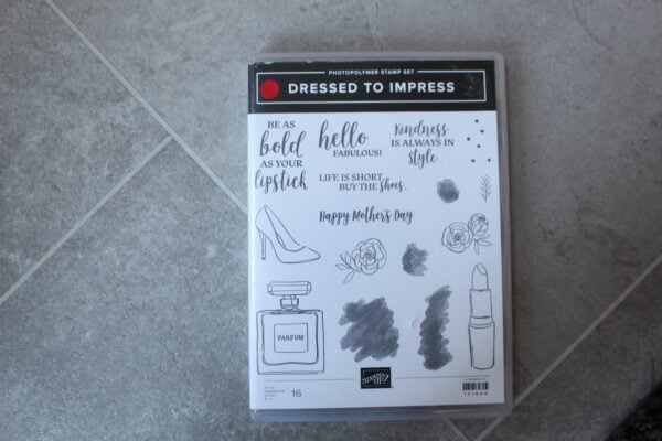 Dressed to Impress stamps adnAll Dressed Up dies - used
